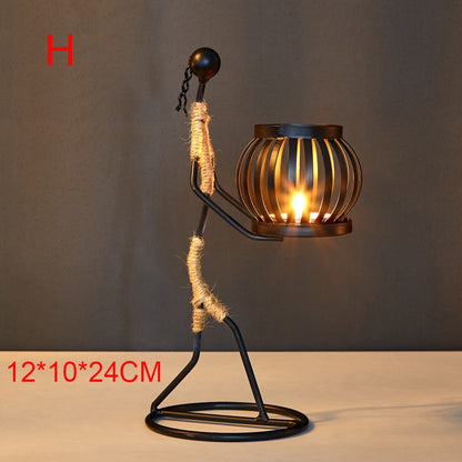 African style candle holder