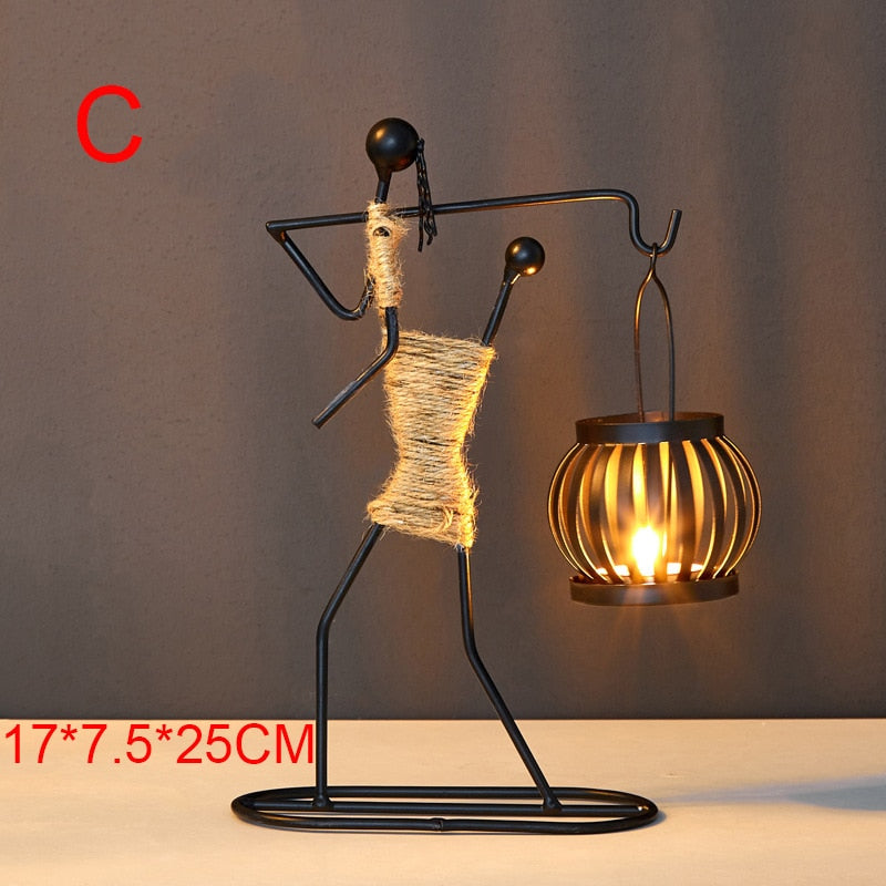 African style candle holder