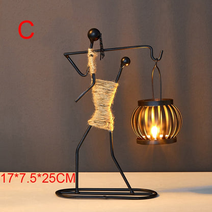 African style candle holder