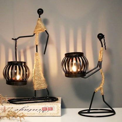 African style candle holder
