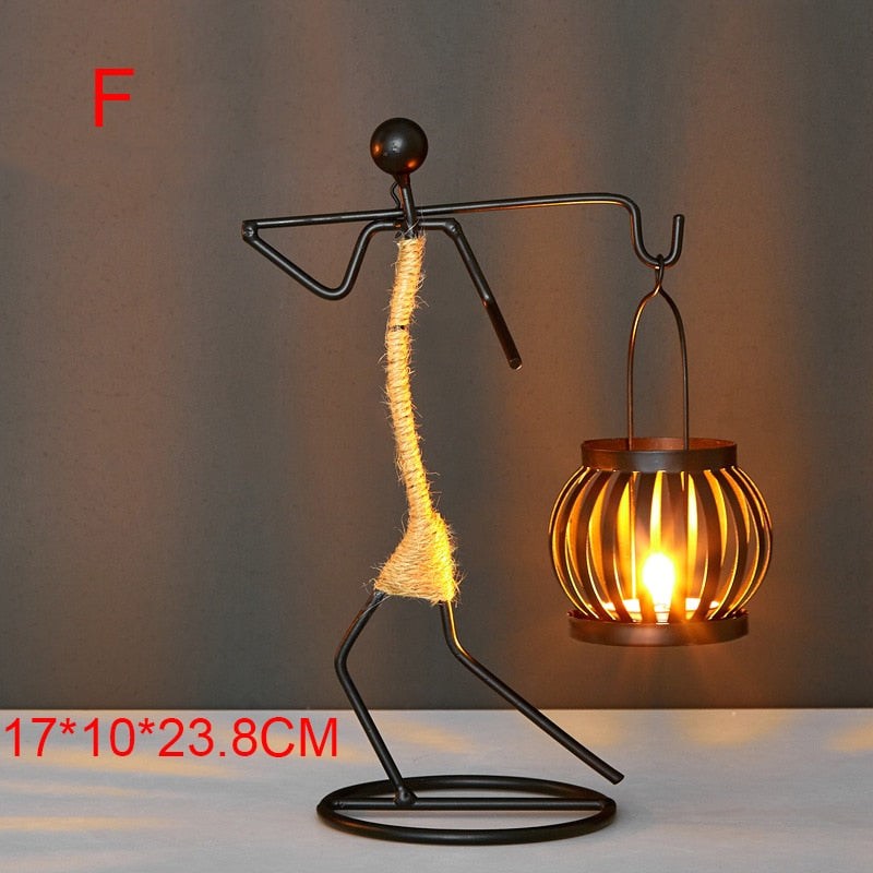 African style candle holder