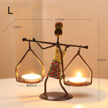 African style candle holder