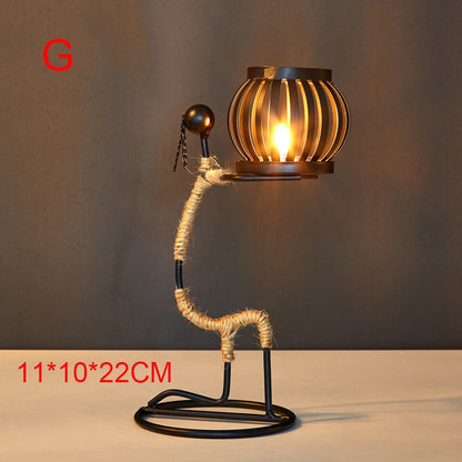 African style candle holder