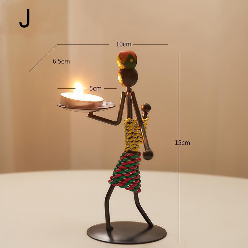 African style candle holder