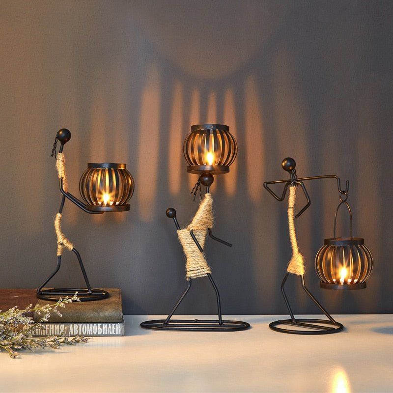 African style candle holder