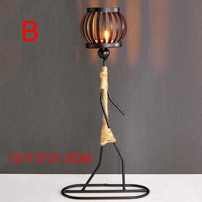 African style candle holder