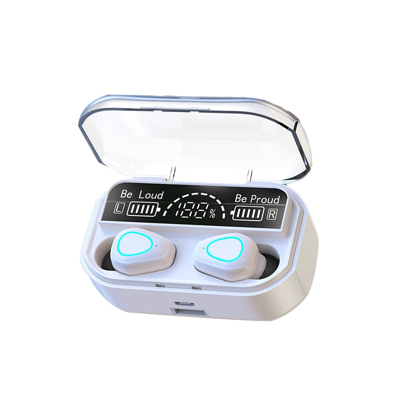 2023 NEW TWS Wireless Bluetooth 5.2 9D HIFI Stereo Noise Reduction Music Earphones Waterproof Sports Headphones for iphone